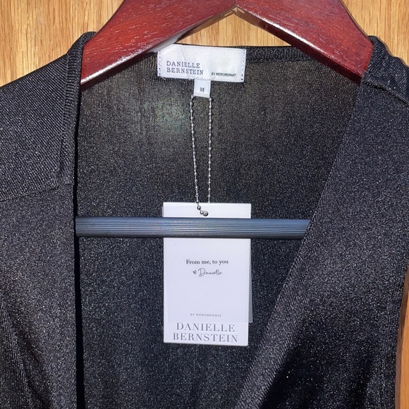 Danielle Bernstein cropped tank M slinky rib jersey brand new by WeWoreWhat - Picture 2 of 7